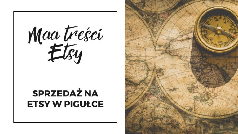 sprzedaż rękodzieła, sprzedaż na etsy