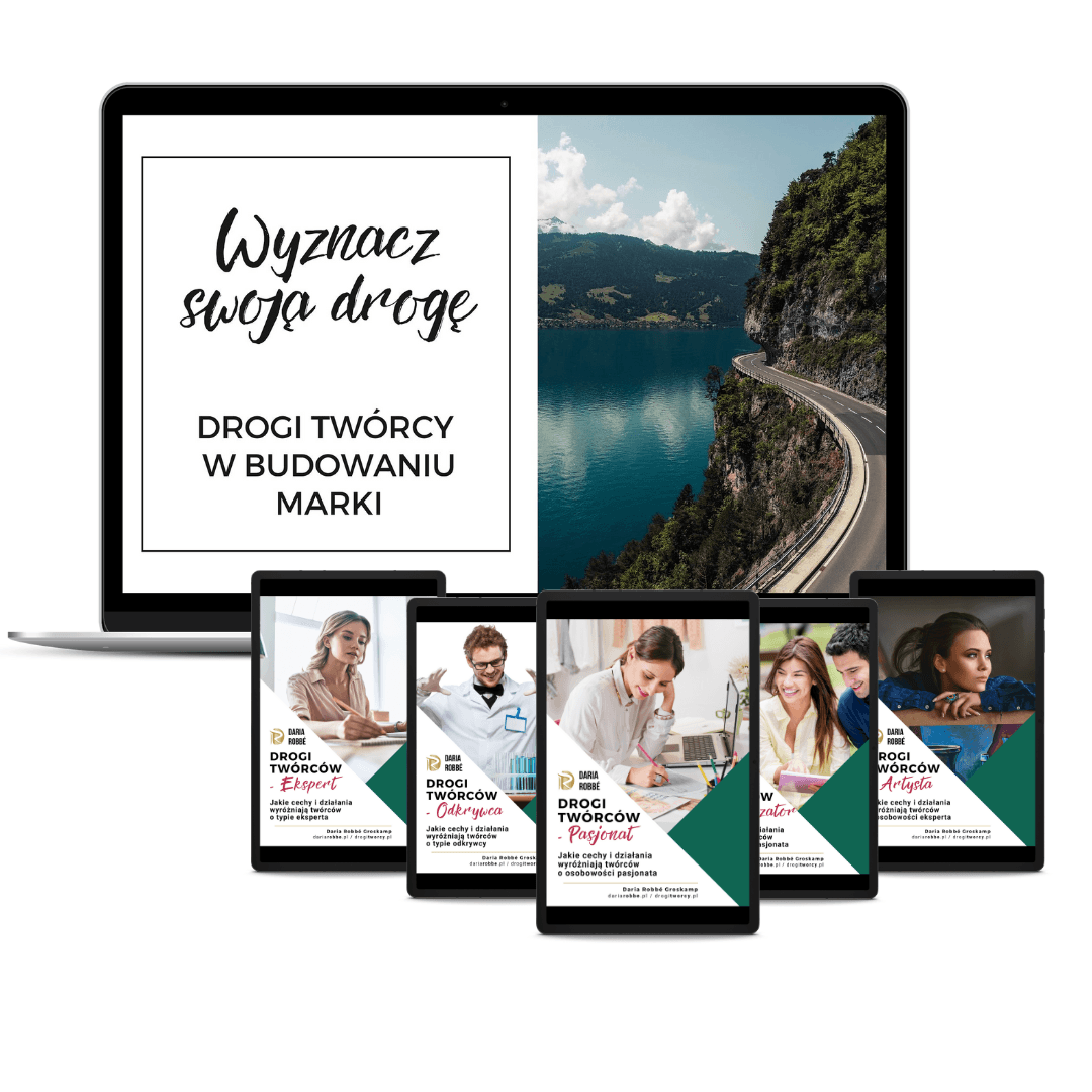 Pakiet 5 Ebooków Drogi Twórcy + Kurs Wyznacz swoją drogę